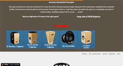 Desktop Screenshot of kopfpercussion.com